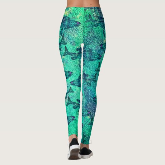 Arctic Grayling - Leggings (Achterkant)