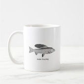 Arctic Grayling Logo (lijnkunst) Koffiemok (Links)