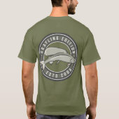 Arctic Grayling Olive T-shirt (Achterkant)
