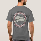 Arctic Grayling Red T-shirt (Achterkant)