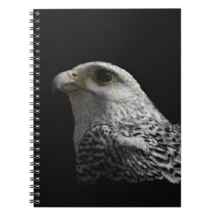 Arctic Gyrfalcon Portrait Painting Notitieboek