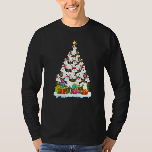 Arctic Hare Christmas Tree Lighting Santa Arctic H T-shirt (Voorkant)