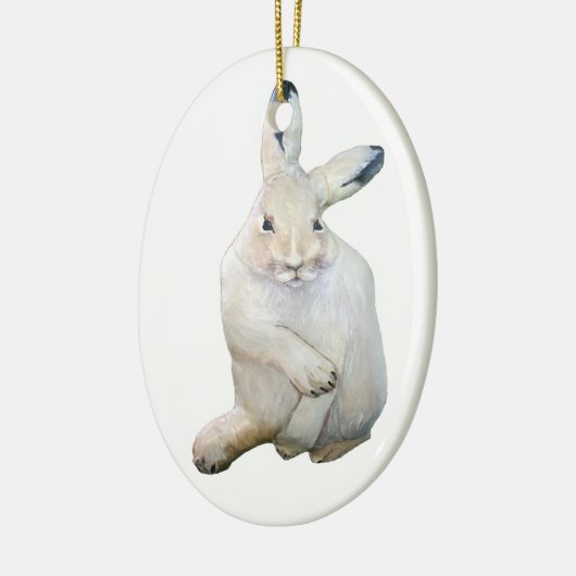 Arctic Hare Keramisch Ornament (Links)