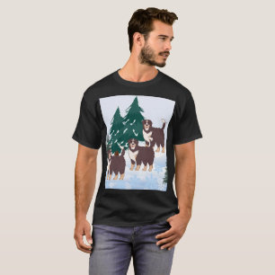 Arctic Husky, Brown Alaskan Malamute T-shirt voor 