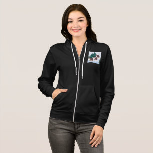 Arctic Husky, Brown Alaskan Malamute voor haar Hoodie