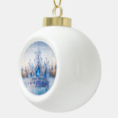 Arctic Ice Palace/Icicles - ingelijst Ornament (Rechts)