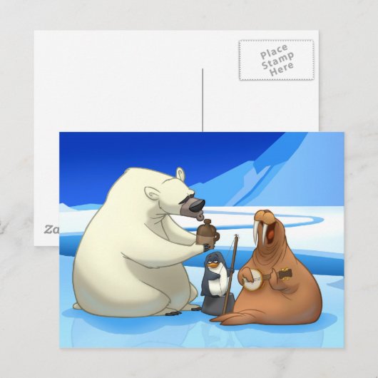 Arctic Jug Band Briefkaart (Voorkant / Achterkant)