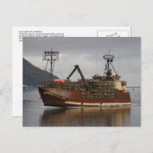 Arctic Lady, Crab Boat in de Nederlandse haven, AK Briefkaart (Voorkant / Achterkant)