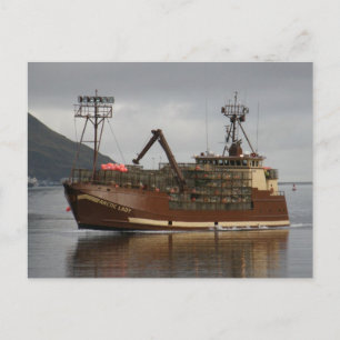 Arctic Lady, Crab Boat in de Nederlandse haven, AK Briefkaart