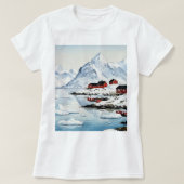 Arctic landscape t-shirt (Design voorkant)