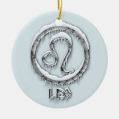 Arctic Leo Keramisch Ornament (Voorkant)