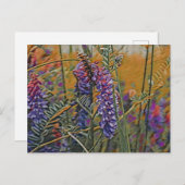 Arctic Lupine Vibrant Briefkaart (Voorkant / Achterkant)