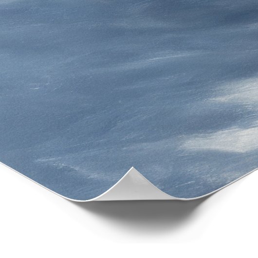 Arctic Majesty: Witte Wolf in de sneeuw Poster (Hoek)