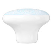 Arctic Mandala Keramische Knop (Zijkant)