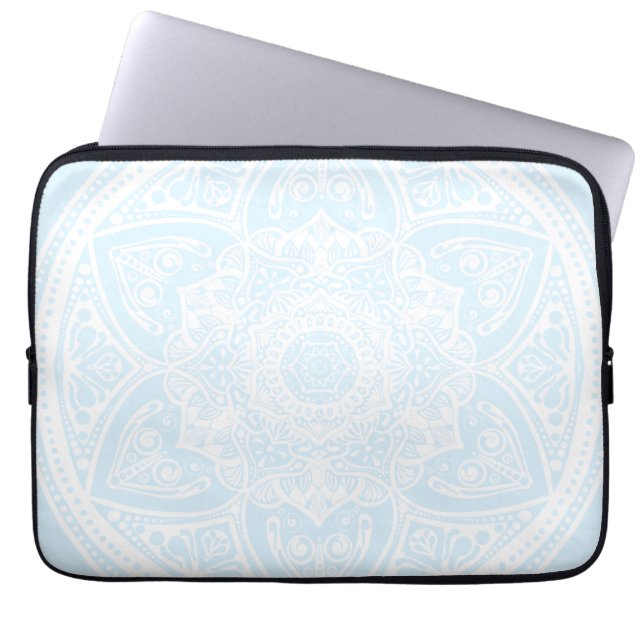 Arctic Mandala Laptop Sleeve (Voorkant)
