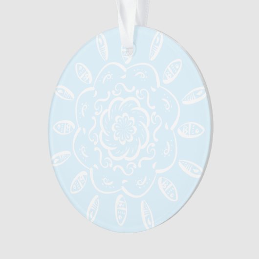 Arctic Mandala Ornament (voorkant)
