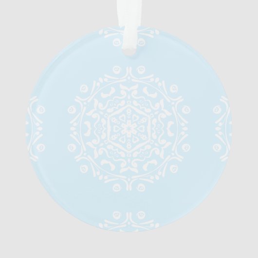 Arctic Mandala Ornament (achterkant)