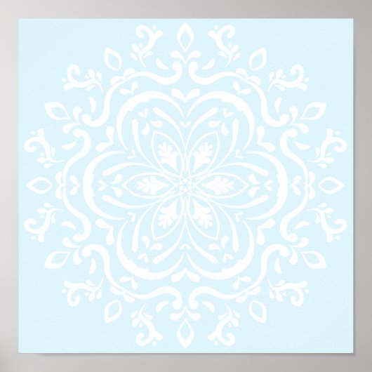 Arctic Mandala Poster (Voorkant)