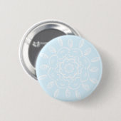 Arctic Mandala Ronde Button 5,7 Cm (Voorkant /achterkant)