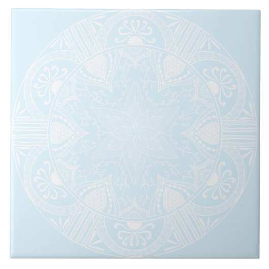 Arctic Mandala Tegeltje (Voorkant)