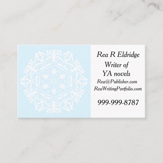 Arctic Mandala Visitekaartje (Voorkant)