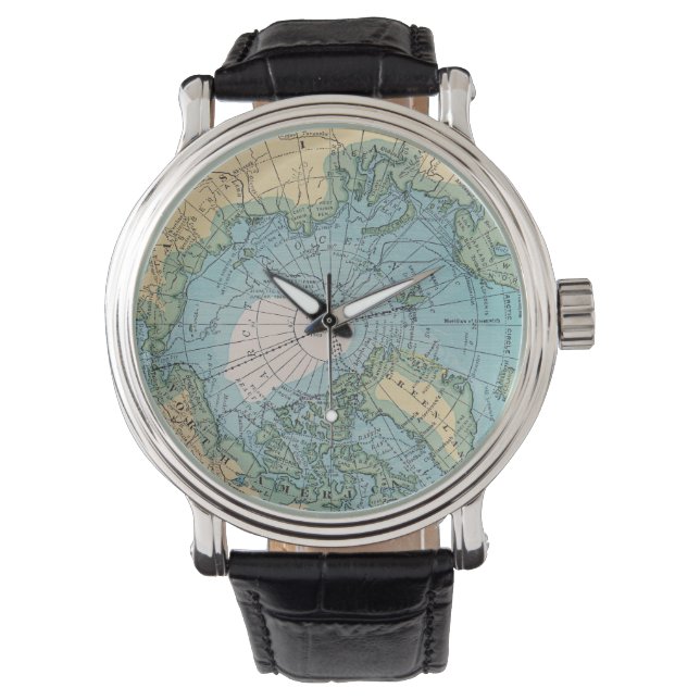  Arctic Map Watch Horloge (Voorkant)