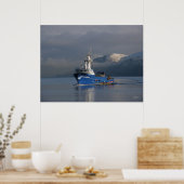 Arctic Mariner, Crab Boat in Dutch Harbour, Alaska Poster (Keuken)