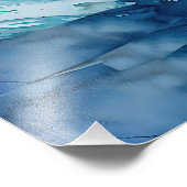 Arctic Mirage: de zwemmende monarch Foto Afdruk (Hoek)