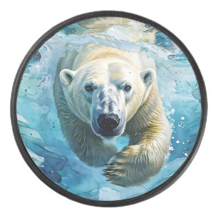 Arctic Mirage: de zwemmende monarch Hockey Puck