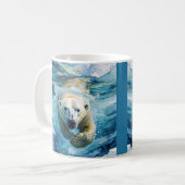 Arctic Mirage: de zwemmende monarch Koffiemok (Voorkant links)
