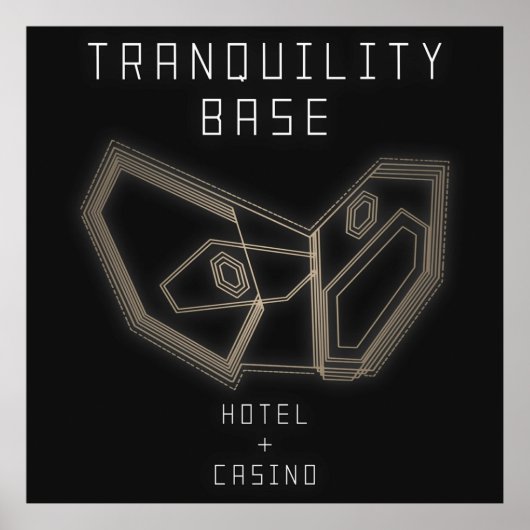 Arctic Monkeys Tranquility Base Hotel + Casino Poster (Voorkant)