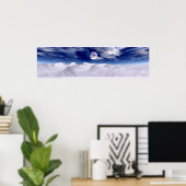 Arctic Moon Poster (Thuiskantoor)