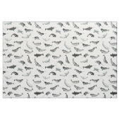 Arctic Narwhals en Belugas Pattern Stof (Yard (91,4 cm))
