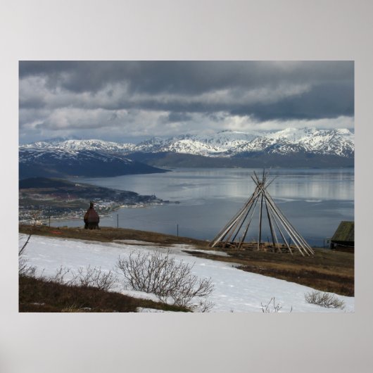 Arctic Nomades Tipi Poster (Voorkant)