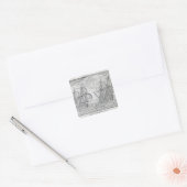 Arctic Phenomena" Vierkante Sticker (Envelop)