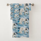 Arctic Polar Beer Blauw Bad Handdoek (Insitu)