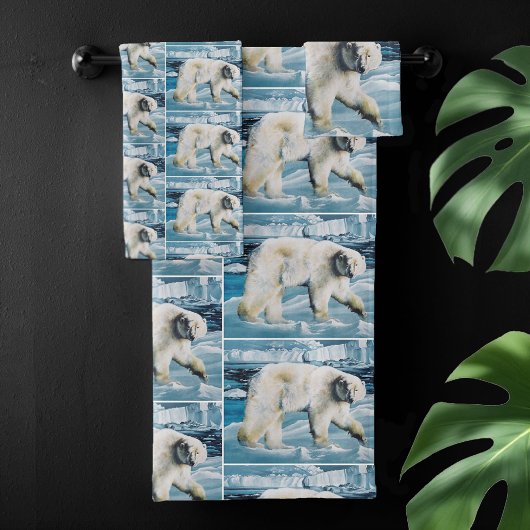 Arctic Polar Beer Blauw Bad Handdoek