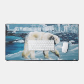 Arctic Polar Beer Blauw Bureaumat (Keyboard & Muis)