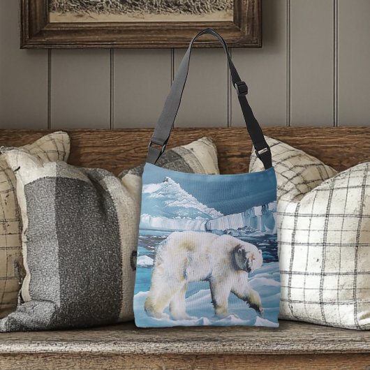 Arctic Polar Beer Blauw Crossbody Tas