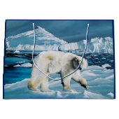 Arctic Polar Beer Blauw Groot Cadeauzakje (Voorkant)