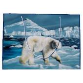 Arctic Polar Beer Blauw Groot Cadeauzakje (Achterkant)