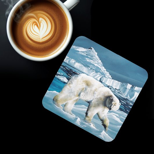 Arctic Polar Beer Blauw Onderzetter