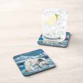 Arctic Polar Beer Blauw Onderzetter (Rechterzijde)