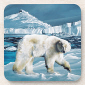 Arctic Polar Beer Blauw Onderzetter (Voorkant)