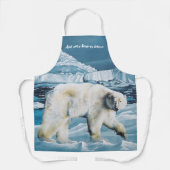 Arctic Polar Beer Blauw Schort (Voorkant)