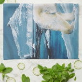 Arctic Polar Beer Blauw Theedoek (Gevouwen)