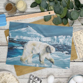 Arctic Polar Beer Blauw Theedoek