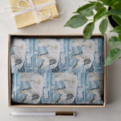 Arctic Polar Beer Blauw Tissuepapier (Geschenk)
