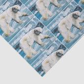 Arctic Polar Beer Blauw Tissuepapier (Detail)