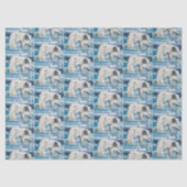 Arctic Polar Beer Blauw Tissuepapier (Voorkant)